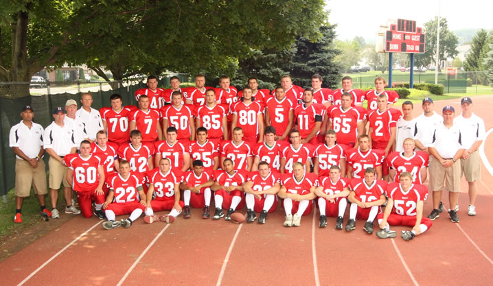 Hornell Varsity Football Team 2009